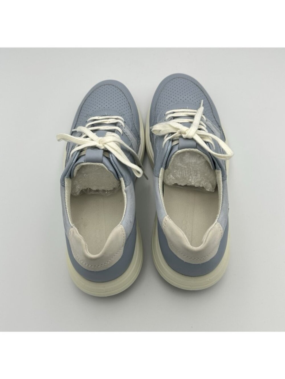 ECCO Soft 7 Runner Sneakers Women’s Size 9 US Blue Leather Lace Up Shoes - Picture 9 of 13